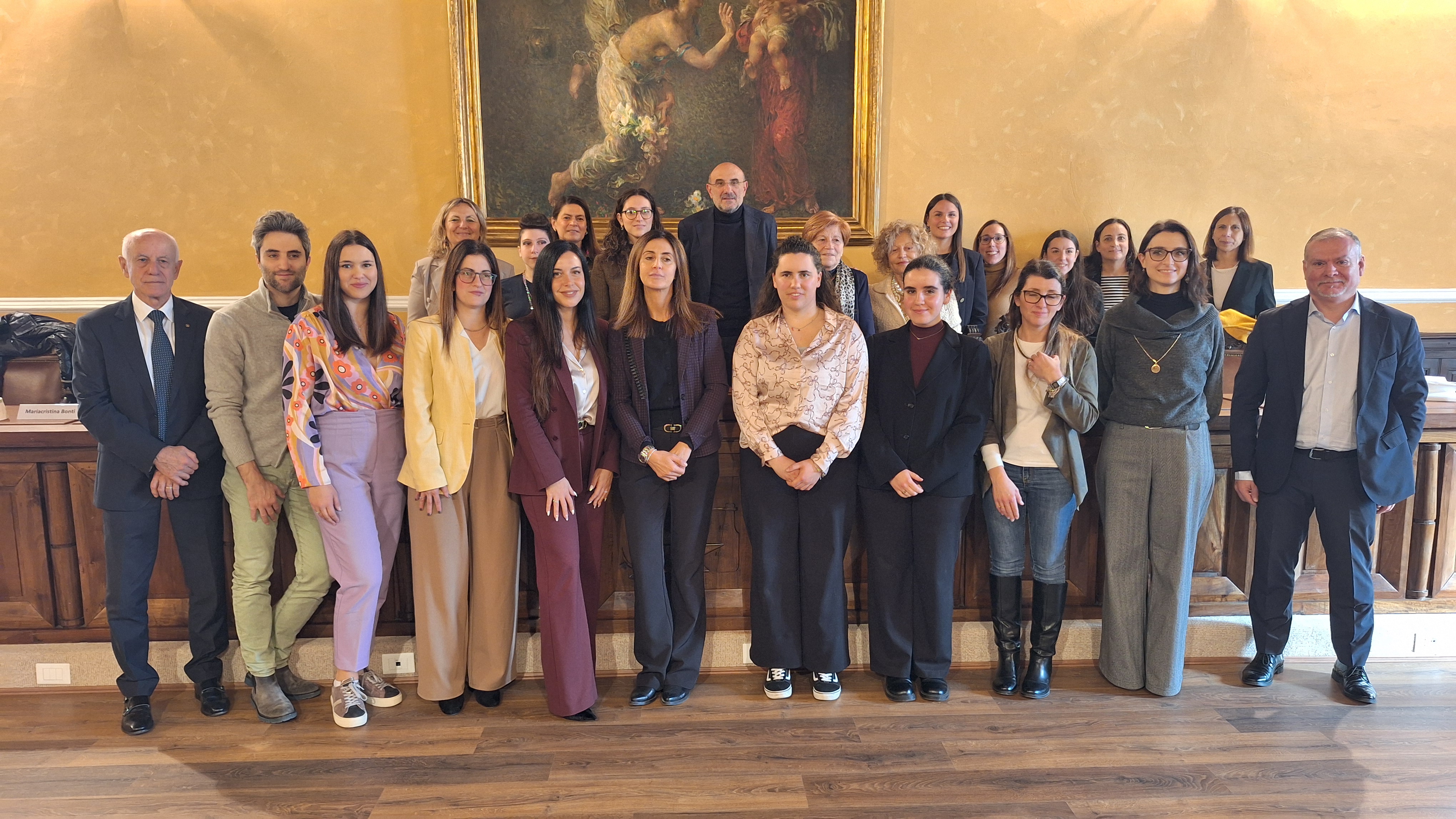Foto di gruppo con tutti i premiati