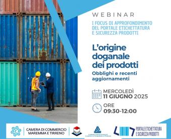L’origine doganale dei prodotti: webinar sui recenti aggiornamenti L’origine doganale dei prodotti: webinar sui recenti aggiornamenti