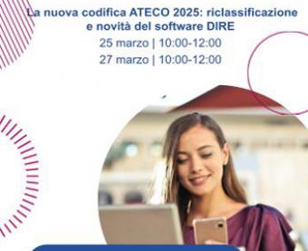 Nuova codifica ATECO 2025: webinar per imprese e professionisti 