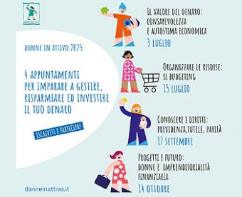 Donne in attivo - educare alla finanza: webinar gratuiti